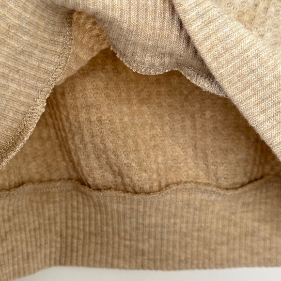 🔹TREASURE & BOND Tan Oatmeal Boat Neck Long Sleeve Sweater - Picture 5 of 7